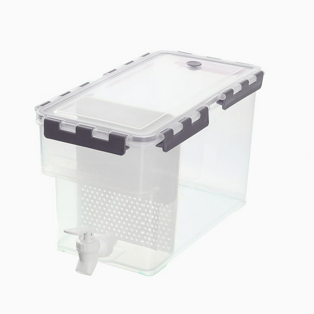 Dispensador Del Refrigerador Lemonade Té Hervidor Contenedores Jugo 3.5/6L Con para La Oficina en El