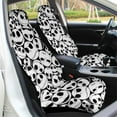 thumbnail image 4 of Jack Skellington Skull Car Seat Covers Vehicle Front Seat Protector Mat Cover Accessories, 4 of 6