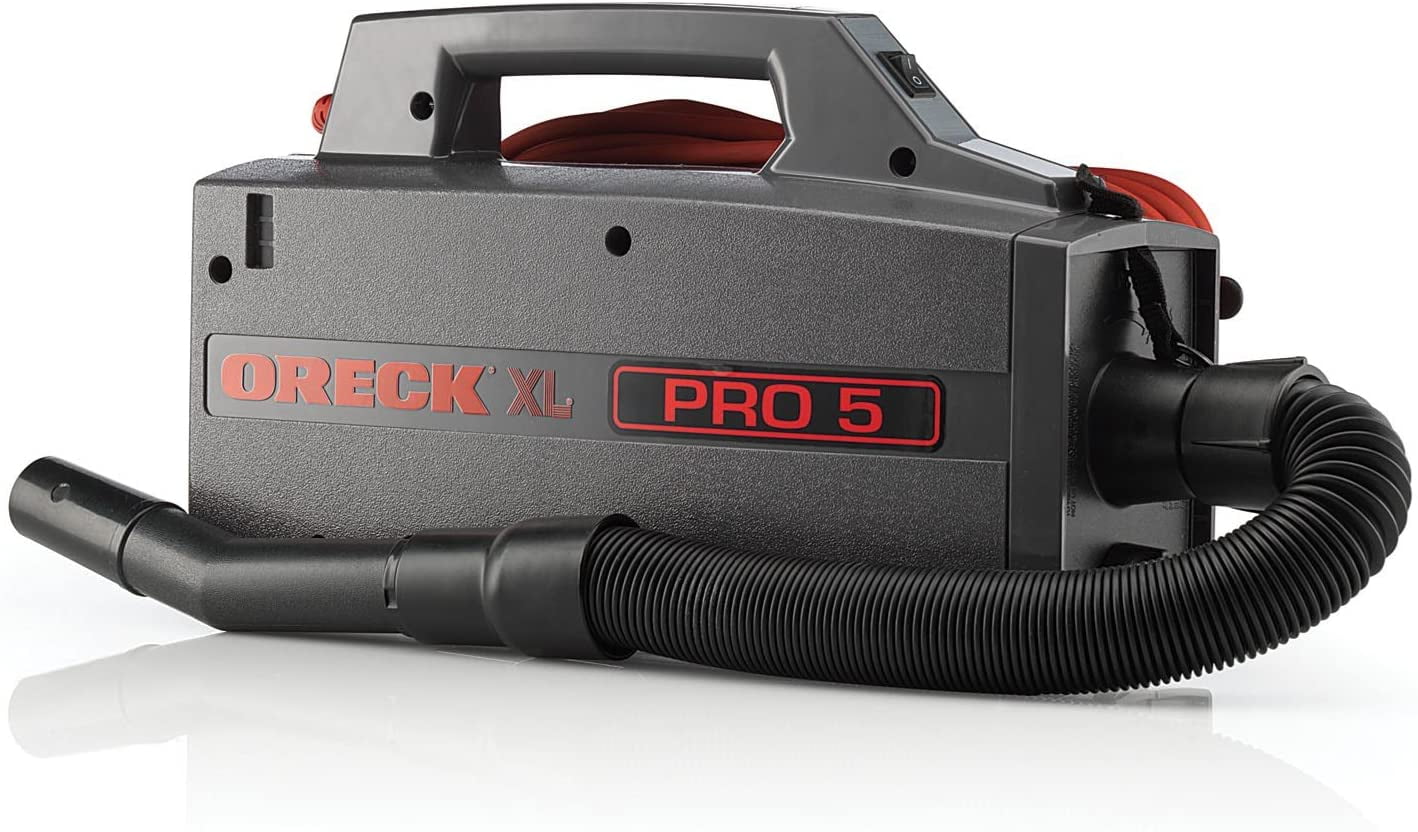 Oreck Commercial BB900-DGR XL Pro 5 Compact Canister Vacuum, 30' Power Cord