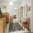 thumbnail image 2 of Balacho Farmhouse Floral Bohemian Faux Wool Area Rug,4' x 6', Black, 2 of 9