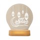thumbnail image 1 of 2x Lámpara de noche Ramadan Mubarak decoración de en hogar luz para que creen regalos Yinane Luz de noche, 1 of 8