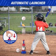 LINXUXIE 3-in-1 Kids Baseball Set, T-Ball Sport Games Toys for Boys & Girls, Birthday Chrismas Gifts for 1-3 3-5 5-8 Year Old