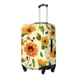 thumbnail image 2 of Easygdp Sunflowers And Butterflies Double-Sided Printed Elastic Suitcase Protective Cover,Invisible Zipper, Business Trip Luggage Cases,Washable And Resistant To Falling -Large, 2 of 9