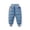 Blue, variant on Manfiter Toddler Baby Boys Girls Winter Lightweight Down Pants Windproof Warm Snow Pant Trousers