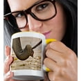 thumbnail image 2 of 3drose, Asian Elephants, Elephant Conservation, Lampang, Thailand-as36 Aje0158 - Adam Jones, 11oz Two-tone Yellow Mug, 2 of 6