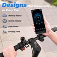 thumbnail image 3 of iScooter 500W Electric Scooters for Adults, Up To 19 Mph 19 Miles Range Portable Escooter, 8.5'' Solid Tires Folding Commuting E Scooter for Teens, 3 of 8
