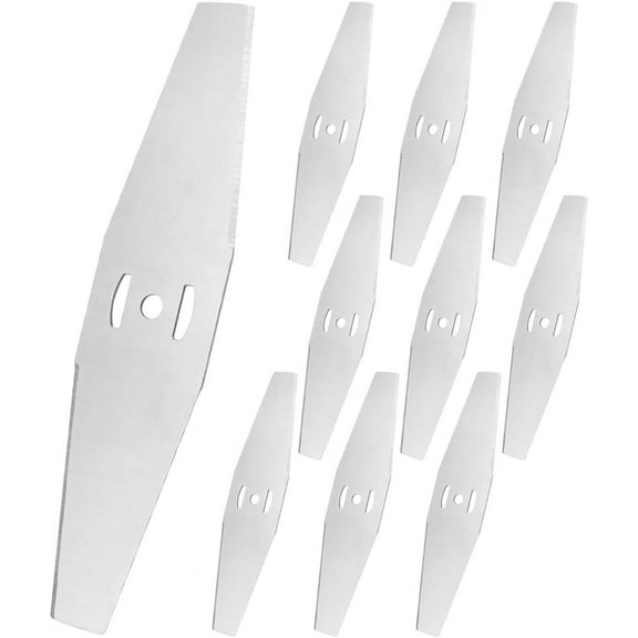 10pcs Metal Lawn Mower Saw Blade Head Replacement Set- Brush Cutter Rotary Weed Blades for Razor Weed Cutting Fit with Garden Mowers, Weed Eaters & Trimmers