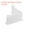 White, variant on Uxcell L Shape Leg Pads, Furniture Leg Cover Protectors L Shaped Furniture Angle Iron Cap White 1" x 1"(25 x 25mm)