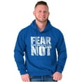 thumbnail image 5 of Christian Fear Not Psalm Scripture Hoodie Sweatshirt Women Men Brisco Brands S, 5 of 6
