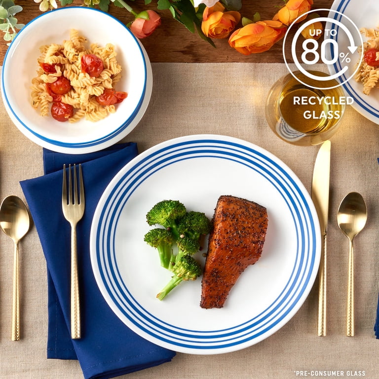 Corelle, Dinnerware Set, 18-Piece Laila for 6, Service for 6
