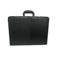 thumbnail image 4 of Alpine Swiss Mens Briefcase Expandable Genuine Leather Attache Briefcase For Men Dual Combination Lock Business Case, 4 of 8