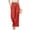 Red, variant on Delayuji Women's Wide Leg Pants Printed Summer Casual Palazzo Pants Drawstring Loose Fashion with Button High Elastic Waisted Pants Trousers With Pockets