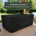 thumbnail image 3 of Covermates Outdoor/Patio Table Cover - 84"W x 38"D x 35"H, 600D Polyester, Rip-Resistant, 3 of 7