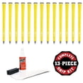 thumbnail image 1 of Karma Neion II Yellow Golf Club Grip Kit (13 Standard Grips, Solvent & Tape), 1 of 2