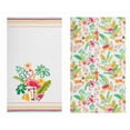 thumbnail image 2 of Celebrate Summer Together Pink Flamingo Kitchen Terry Cotton Towels 2-Pk., 2 of 4