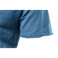 thumbnail image 4 of XDZJLR Men's T Shirts Fashion Casual Solid Color Cotton Crewneck Short Sleeve Tees, 4 of 6