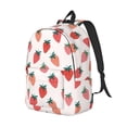 thumbnail image 2 of Yiaed Hand Drawn Strawberry Print Backpack, Premium Laptop Backpack, Travel Backpack for Women, Lightweight Backpacks, Comfortable Back Pack-Medium, 2 of 5