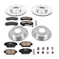 thumbnail image 3 of PowerStop Front and Rear Z23 Evolution Sport Carbon-Fiber Ceramic Brake Pad and Drilled & Slotted Rotor Kit Fits: EAGLE MITSUBISHI PLYMOUTH Select Models K799, 3 of 10