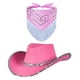 thumbnail image 4 of Sombrero de vaquero jinwen con flecos Rosa, 4 of 8