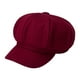 thumbnail image 2 of Bsvklp Boina Sombrero Otoño Invierno Vintage Unisex para Exteriores (Rojo Vino), 2 of 9