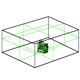 thumbnail image 2 of Herramienta de nivel láser multifuncional 3D de 12 líneas Vertical Horizontal, 2 of 8