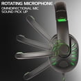thumbnail image 3 of ENHANCE GX-H5 Gaming Headset with Rotating Microphone - Soft Adjustable Headband , Braided Cable, 3 of 9