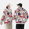 thumbnail image 4 of Kdxio Colorful Mushrooms Print Women Men Sun Protection UPF 50+ Jackets Zip Up Long Sleeve Hoodie Hiking Lightweight with Pockets, 4 of 7