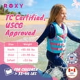 thumbnail image 3 of ROXY CGA PFD for Kids 33-55 lbs, Boating, Kayaking & Fishing with Quick Release Belts and Adjustable Leg Strap, 3 of 7