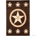 thumbnail image 3 of Allstar Rugs Allstar Modern Star Design Rug Beige 7' 9"x10' 2" Polypropylene 8' x 10' Cabin & Lodge, 3 of 5
