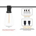 thumbnail image 4 of Guirnalda de Luces para Exterior, 30M ST38 LED Vintage Luces Decorativas, 50+2 Bombillas, Impermeable IP44, Serie de Luces Decorativas LED para Decoraciones Navideñas Patio Jardín Terraza Boda, 4 of 8