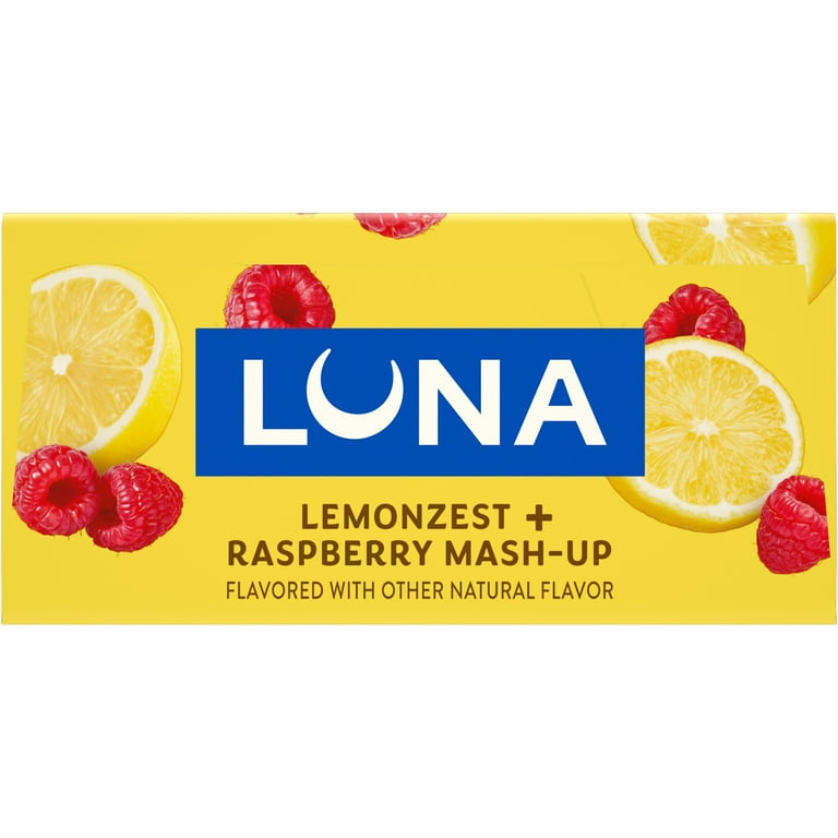 LUNA Mash-Ups, LemonZest + Raspberry, Gluten-Free, Non-GMO, 7-9g