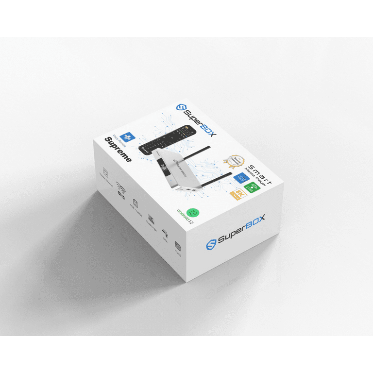 SuperBox 8K Supreme Premium Edition Bundle 2025 Newest Model Media
