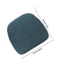 thumbnail image 2 of DEEPCRAFF Chair Mat Blue Cotton 1Pack for Ergonomic Support, 2 of 5