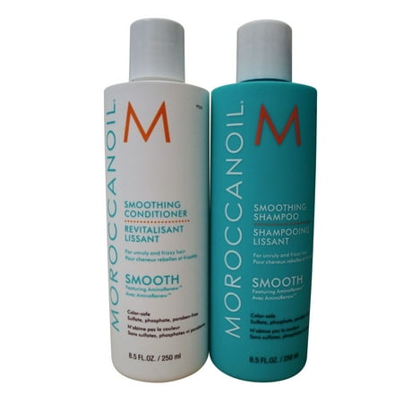 Moroccanoil Smoothing Shampoo Conditioner Set Unruly Frizzy