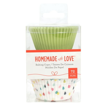 AC Homemade with Love Baking Cups Party, 72pc