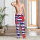 thumbnail image 2 of Fotbe Sea Stars Pantalones de Pijama para Hombre, Pantalones de Dormir, Pantalones de Casa con Cintura Ajustable y Bolsillos-3X-Large, 2 of 6