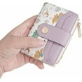 thumbnail image 5 of Small Wallet Women RFID Blocking Bifold Compact Credit Card Holder Cute Ladies Purse with Zipper Coin Pocket, 5 of 9
