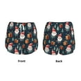 thumbnail image 3 of Rocae Cute Santa Claus Gift for Women's Athletic Shorts Workout Hiking Shorts Athletic Shorts for Running, Yoga, Gym, Sports-Small, 3 of 7