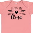 thumbnail image 4 of Inktastic I Love My Oma Heart and Arrows Boys or Girls Baby Bodysuit, 4 of 5