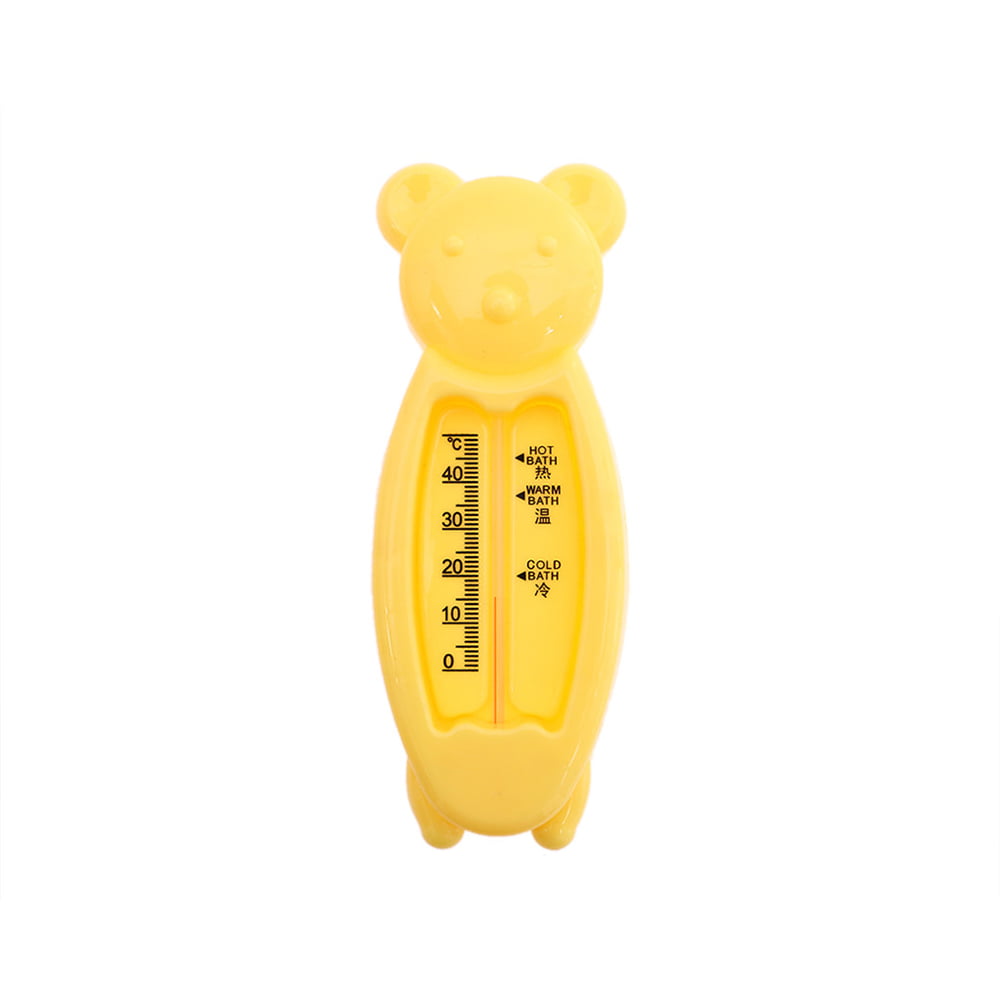 LIskybird Lovely Cartoon Bear Floating Bear Water Sensor Thermometer Plastic Kids Bath Tub