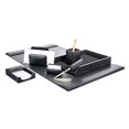 thumbnail image 2 of Dacasso Leather Desk Set 7-Piece Black (D1004), 2 of 5