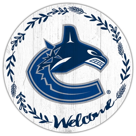 Vancouver Canucks 12 Welcome Circle Sign