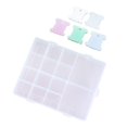 thumbnail image 1 of Caja de almacenamiento de plástico transparente/caja de herramientas/ de caja de costura, , Caja de almacenamiento de 14 cuadrículas Zulema Almacenamiento de hilo de coser, 1 of 8