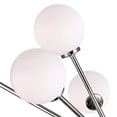 thumbnail image 5 of CWI Lighting Lustre Contemporain en Métal à 17 Lumières, Nickel, 5 of 5