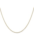 thumbnail image 2 of 14K Yellow Gold Cable Chain Styles Necklace 1.1 mm Flat 20 inch, 2 of 4