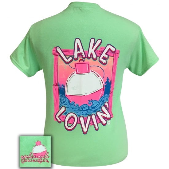 Girlie Girl Originals Preppy Lake Lovin Fishing T-Shirt