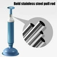 thumbnail image 5 of Vacemry Under $5 Toilet Plunger with Strong Suction, High Pressure Drain Unclogger for Bathroom, Rubber Cup Toilet Auger for Clog Removal, Household Plumbing Tool for Blocked Drains, 5 of 7