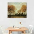 thumbnail image 2 of PRATYUS Canvas Wall Art Picture 20x16in for Living Room Bedroom Golden Forest 20x16in, 2 of 3