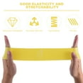 thumbnail image 3 of Uxcell Resistance Loop Exercise Bands 12" Elastic Workout Bands for Working Out Fitness, Yellow 10 Pack, 3 of 6