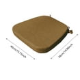 thumbnail image 2 of U-Shaped Chair Cushions for Dining Chairs with Ties, 15.75 x 15.75 Inch Kitchen Chair Pads, 2025 New Seat Cushion for Indoor Use, Comfortable Home Restaurant Garden, 4PCS, 2 of 3